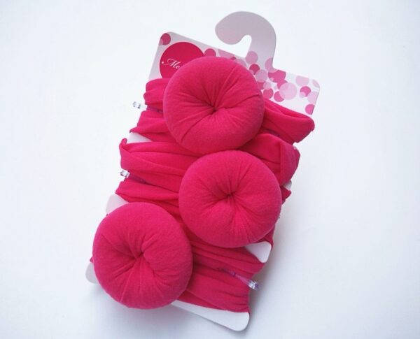 3 IN 1 SET OF DOUGHNUT HAIRBANDS
