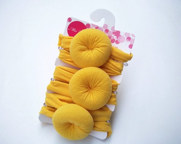3 IN 1 SET OF DOUGHNUT HAIRBANDS