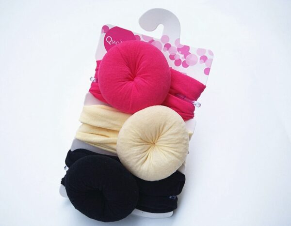 3 IN 1 SET OF DOUGHNUT HAIRBANDS