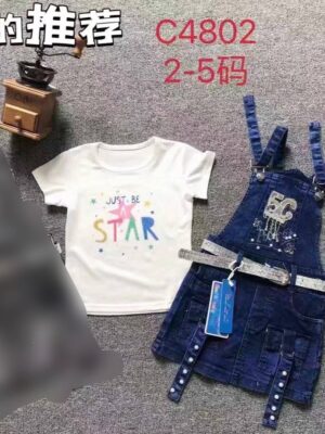 2 PIECES JEAN DUNGAREES
( 4 pieces)