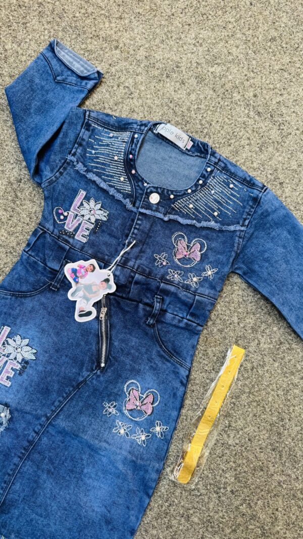 GIRLS JEAN GOWN - LYQ242
( 4  pcs )