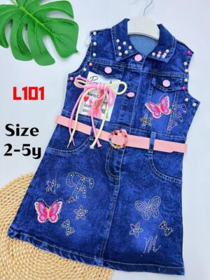 BEADED JEAN GOWN
(4 pcs)