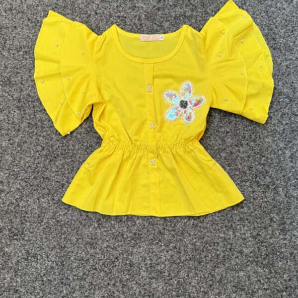 BEADED GIRLS TOP
 ( 4 pcs )
