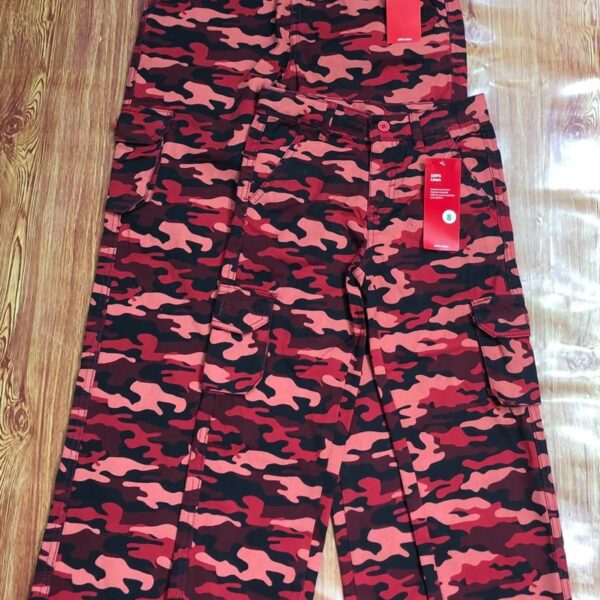 CAMO  6 POCKETS CARGO JEAN 
( 6 pcs )