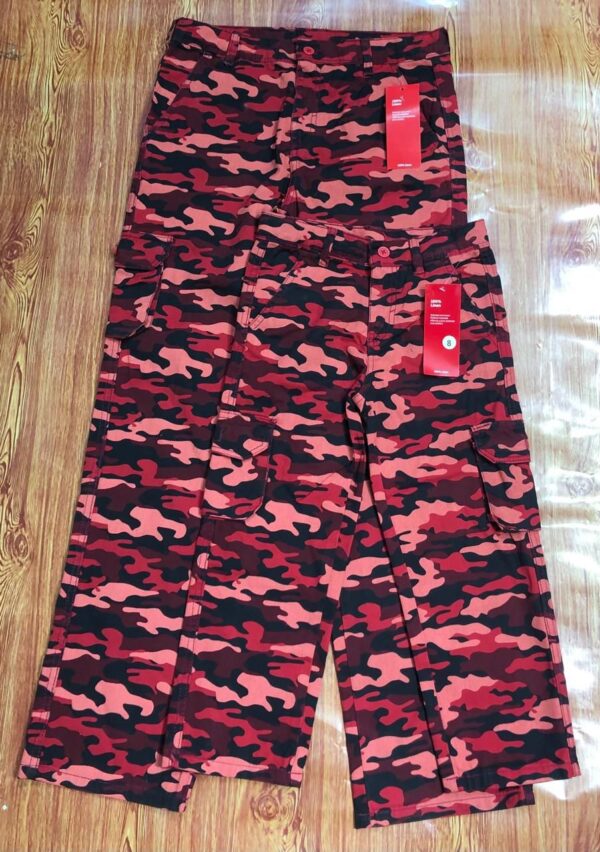 CAMO  6 POCKETS CARGO JEAN 
( 6 pcs )