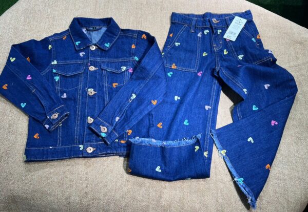 LOVE 2 PCS DENIM JEAN  
( 4 sets )