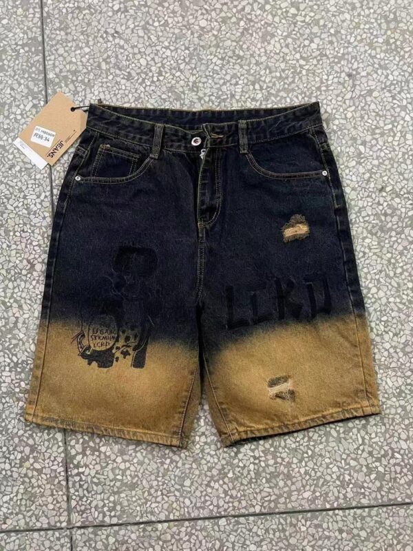 MEN BAGGY JEAN SHORTS
( 5 pcs )