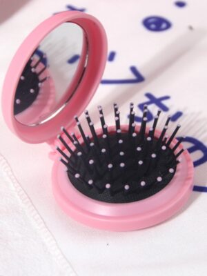 #PLASTIC  BRUSH  WITH MIRROR