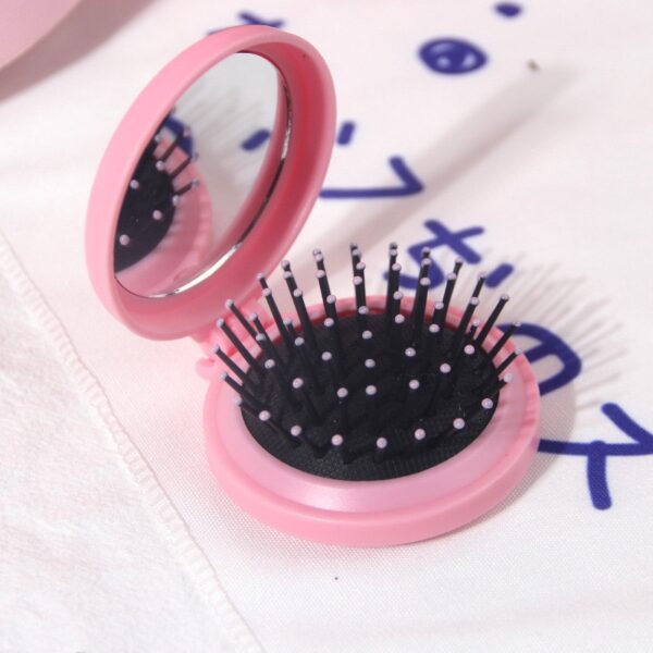 #PLASTIC  BRUSH  WITH MIRROR