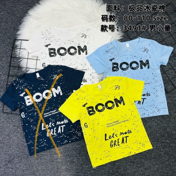 BOOM TEES #3491 ( 4 pcs )