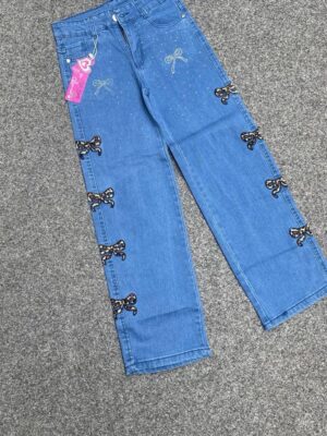GIRLS BAGGY JEAN 087 ( 6 pcs )