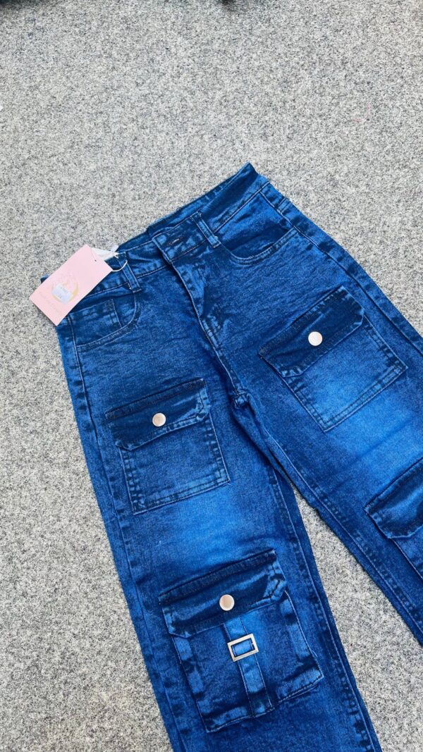 KIDDIES CARGO JEAN A1001 ( 6 PCS )