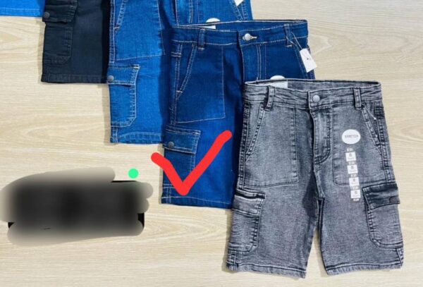 EB BOYS CARGO JEAN SHORT ( 6 PCS )