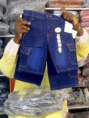 EB BOYS CARGO JEAN SHORT ( 6 PCS )