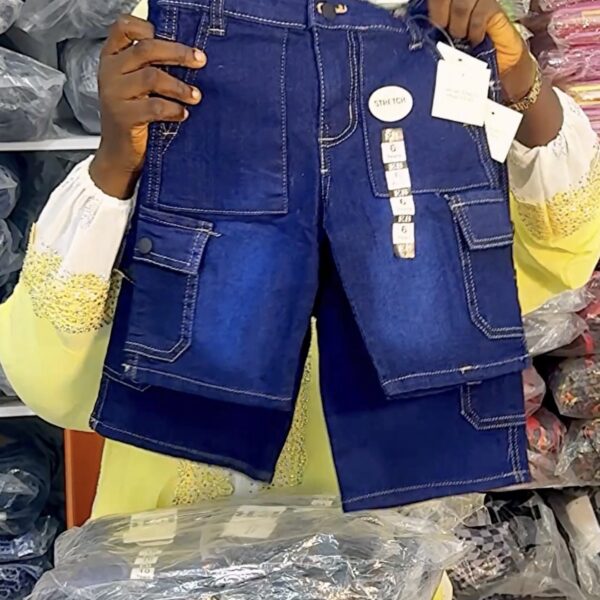 EB BOYS CARGO JEAN SHORT ( 6 PCS )
