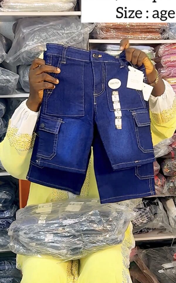 EB BOYS CARGO JEAN SHORT ( 6 PCS )