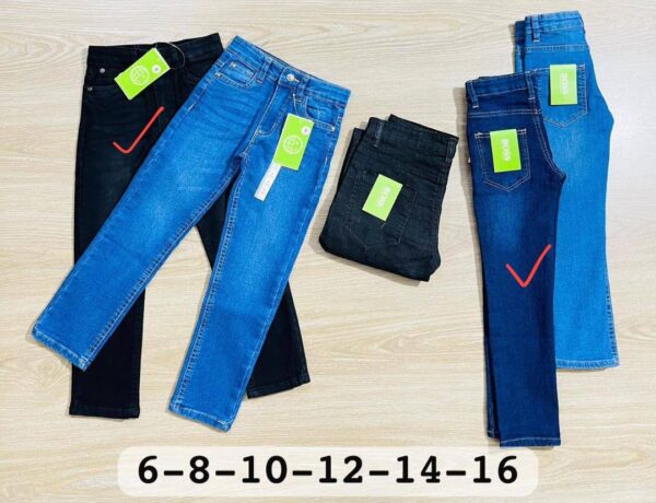BIG BOYS PLAIN JEAN ( 6 PCS )