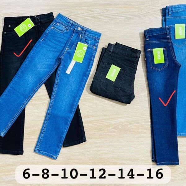 BIG BOYS PLAIN JEAN ( 6 PCS )