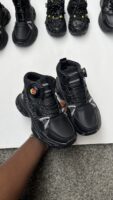 #BLACK KIDDIES SCHOOL SNEAKERS