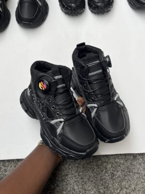 #BLACK KIDDIES SCHOOL SNEAKERS