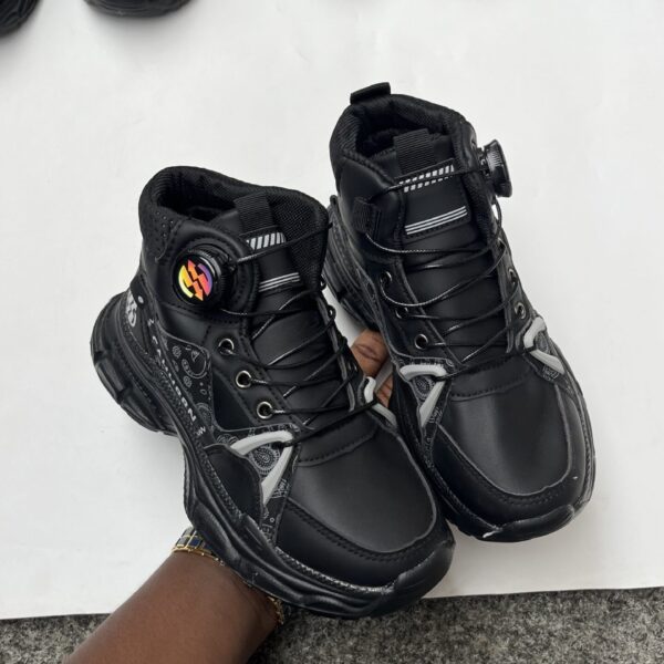 #BLACK KIDDIES SCHOOL SNEAKERS
