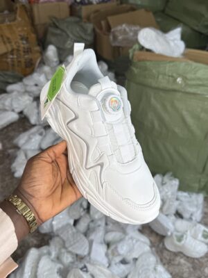 #WHITE KIDDIES SCHOOL SNEAKERS