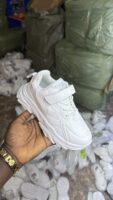 #WHITE KIDDIES SCHOOL SNEAKERS