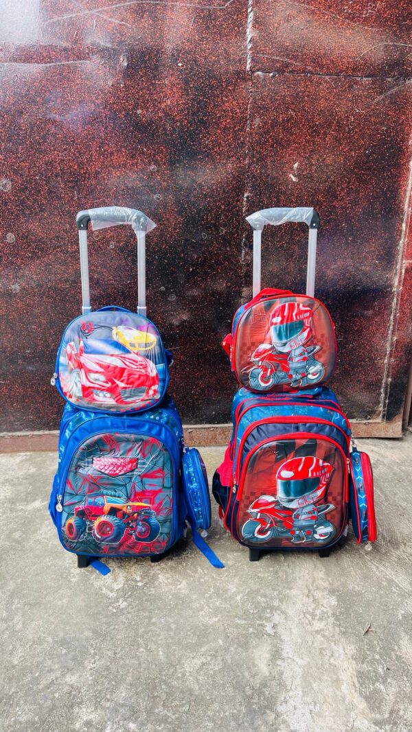 #CLASSY 3 in 1 TROLLEY SCH BAG ( 16 inches )