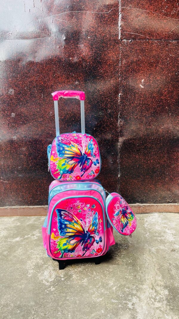 #CLASSY 3 in 1 TROLLEY SCH BAG ( 16 inches )