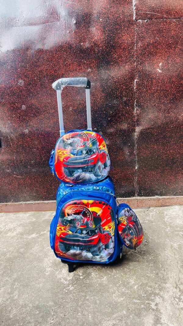 #CLASSY 3 in 1 TROLLEY SCH BAG ( 16 inches )