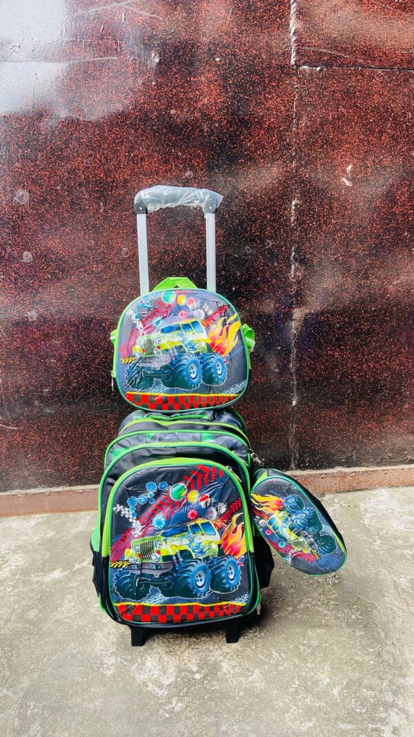 #CLASSY 3 in 1 TROLLEY SCH BAG ( 16 inches )
