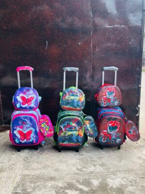 #CLASSY 3 in 1 TROLLEY SCH BAG ( 16 inches )