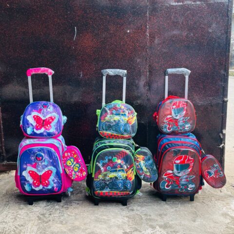 #CLASSY 3 in 1 TROLLEY SCH BAG ( 16 inches )