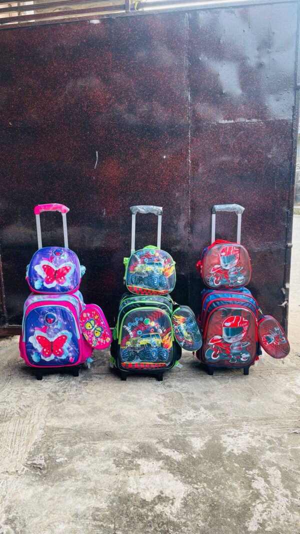 #CLASSY 3 in 1 TROLLEY SCH BAG ( 16 inches )